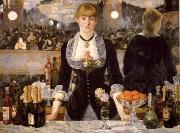 Edouard Manet A Ba4 at the Folies-Bergere oil painting artist